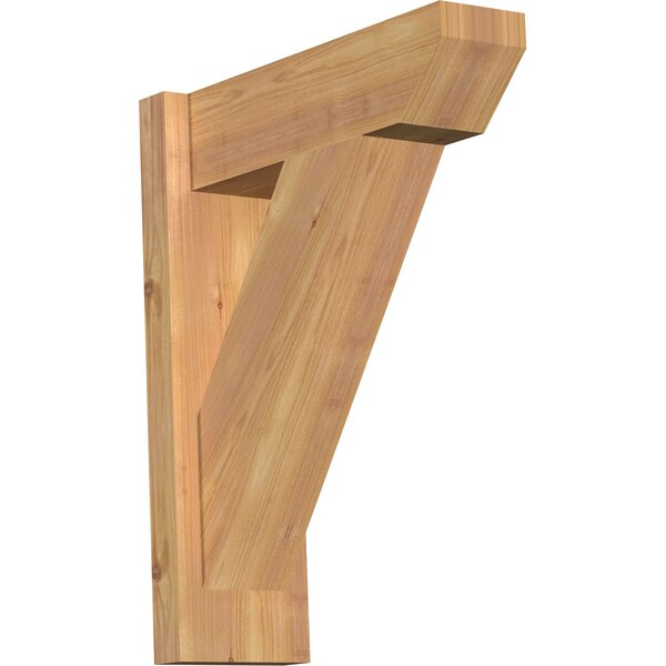 Ekena Millwork Traditional Slat Smooth Outlooker, Western Red Cedar, 5 1/2"W x 16"D x 20"H OUT06X16X20TRA06SWR - main